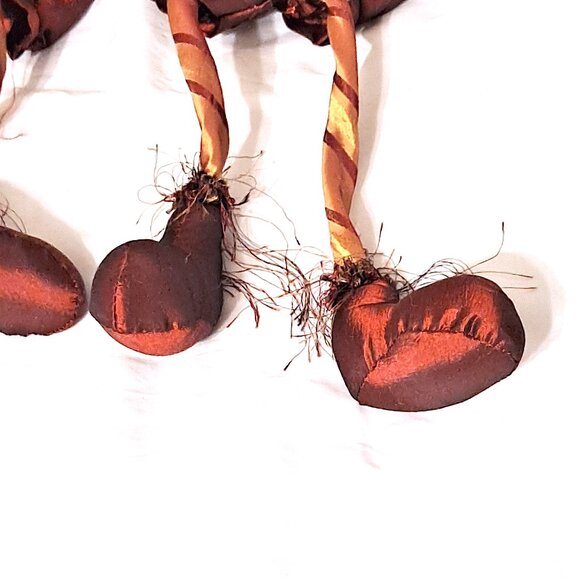 Creative Co-Op Shelf Sitter Snowman green/burgundy chic Christmas holiday decor - Picture 5 of 8